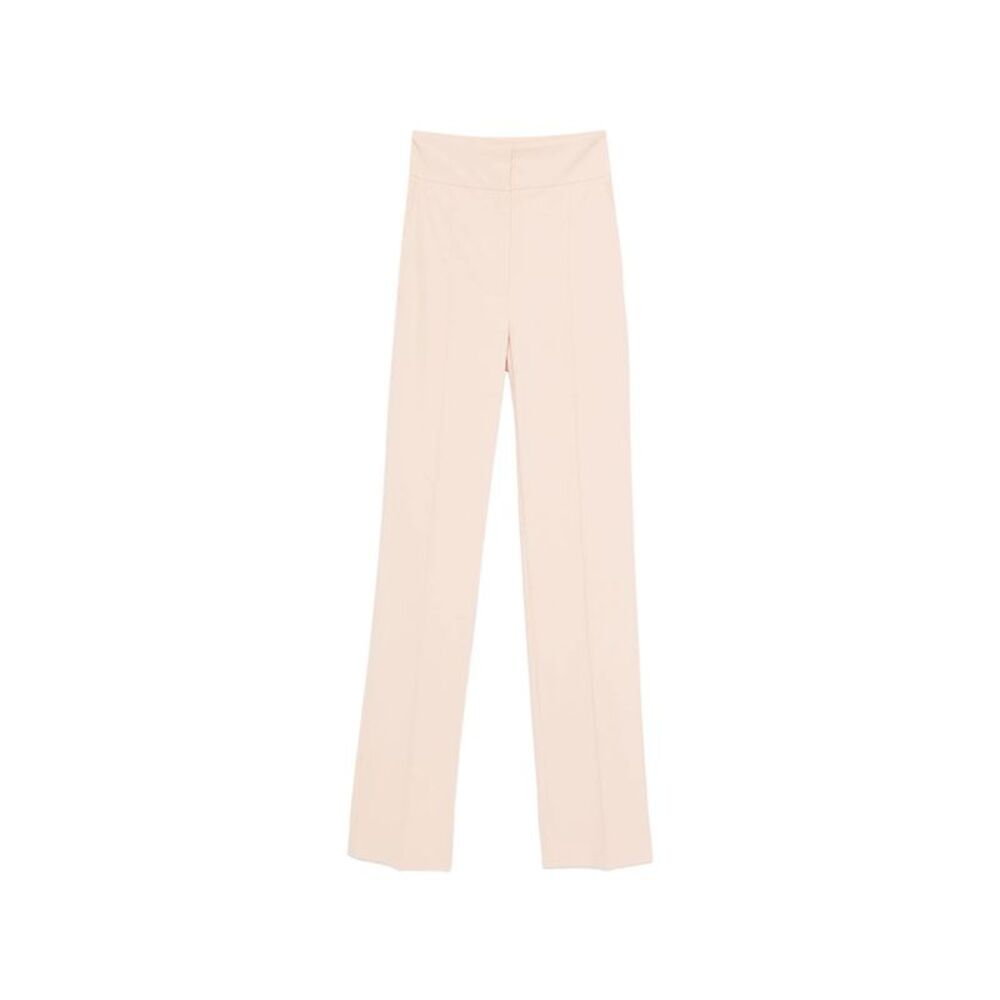 Elisabetta Franchi Neutrals Trousers - Flared Trousers Women